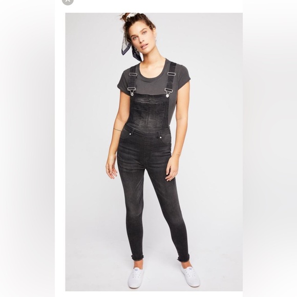 Free People Jean overalls - Picture 1 of 7